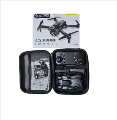 Picture of Drone CX Drone SKY -06 Ful Hd Dual camera Drone V.2 2023 With Bag, WiFi FPV Drone with 4K HD Front Camera and 480P Bottom Camera, Foldable RC Qudcopter with Headless Mode, Altitude Hold, Storage Bag, drone camera, camera drone, mini drone camera, drone ca