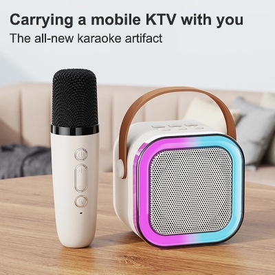 Picture of K12 Speaker High-end Bluetooth Audio Small Home KTV Karaoke Microphone Professional Children's Singing Bluetooth Speaker Column