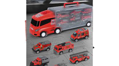 Picture of Kids Truck Toy Diecast Alloy Portable Car Transporter Children Boy Toy
