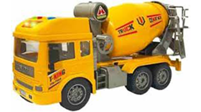 Picture of PinShang Kids Excavator Dump Truck Model Simulation Construction Truck Pull-back Car Toys For Boys Girls Birthday Gifts