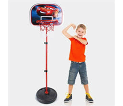 Picture of Plastic 2 in 1 Basketball Play Set For Kids - Multi Color (666-6C)