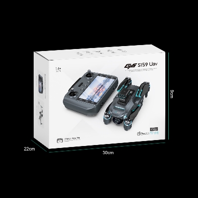 Picture of S159 Drone G.P.S 5G Screen Remote Control 4K Dual Camera 360° Obstacle Avoidance with Built-in 5 inch Remote Display