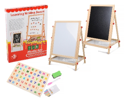 Picture of 2 In 1 Wooden Black &White Learning Writing Board