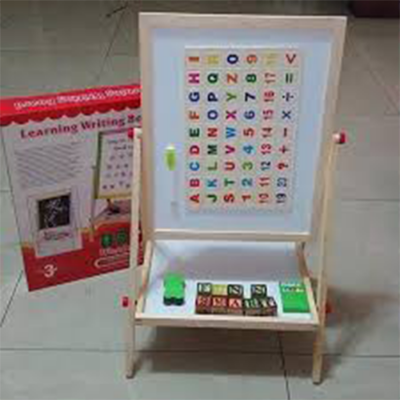 Picture of 2 In 1 Wooden Black &White Learning Writing Board