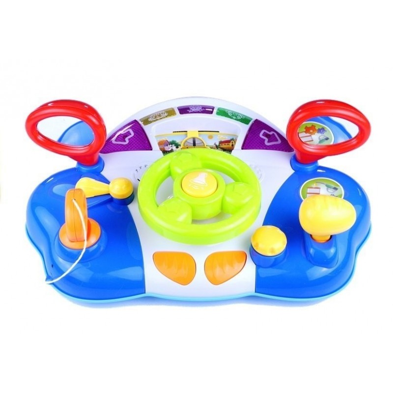 Picture of Baby Learning Game Navigation Musical Crab Music Steer Wheel Plastic Baby Toy