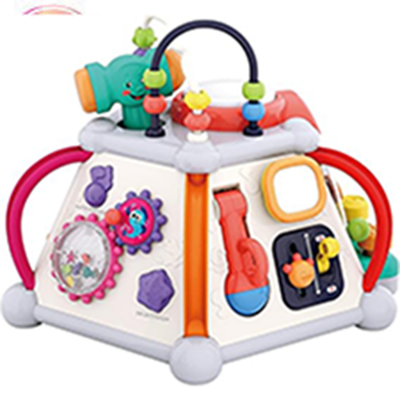 Picture of New Wholesale Educational Plastic Children Toy Gift Activity Pyramid with Music/Light/Games Baby Products Toy for Kids Baby Toys