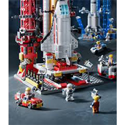 Picture of Aerospace Military Rocket Model Children's Educational Assemble Construction Building Block Toy Puzzle Car Bricks Set Toys Gift