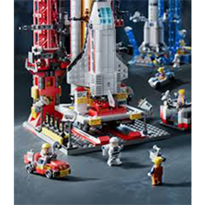 Picture of Aerospace Military Rocket Model Children's Educational Assemble Construction Building Block Toy Puzzle Car Bricks Set Toys Gift