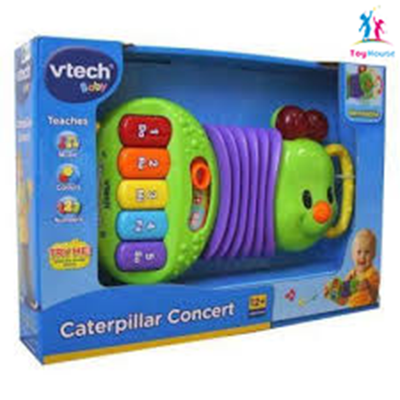 Picture of VTech Baby – FA The Caterpillar Drummer, Xylophone, Child Drag Teaches Music and Instruments, DEVELOPING The Heard, Memory and Creativity (3480 – 174922)