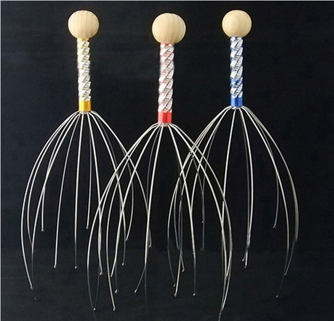 Picture of Head massager/Stainless Steel Head Massager/[1-Pcs] Stainless Steel Octopus Scalp Hair