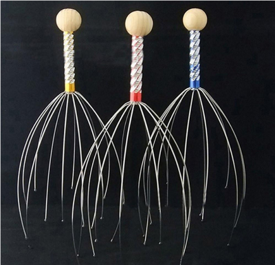 Picture of Head massager/Stainless Steel Head Massager/[1-Pcs] Stainless Steel Octopus Scalp Hair