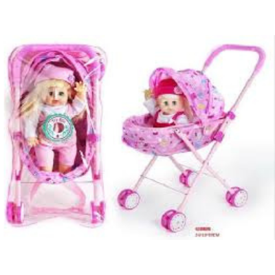Picture of Iron stroller with 16 inch doll