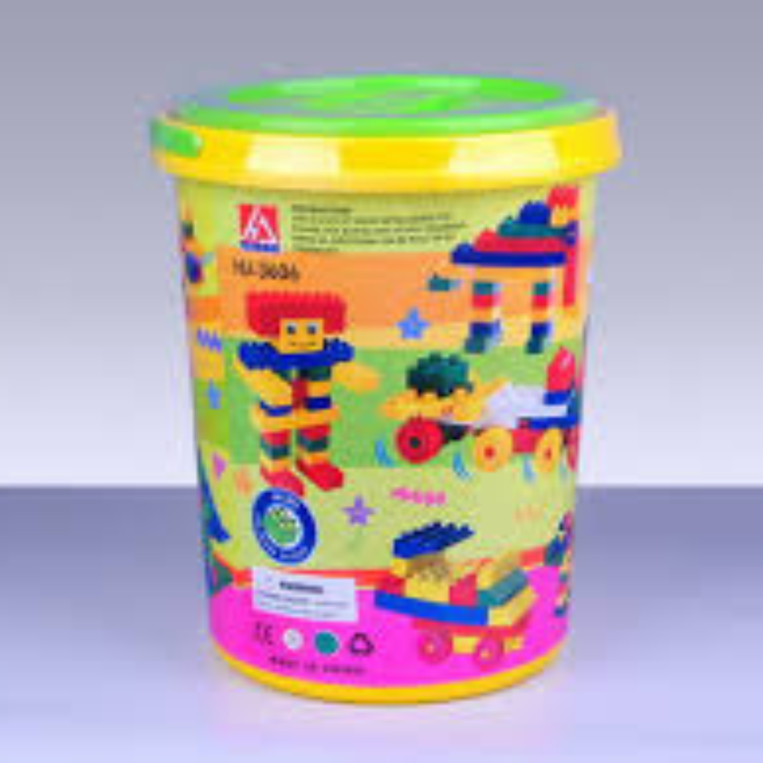 Picture of 206 pieces. Intelligence building blocks puzzle blocks bottled blocks