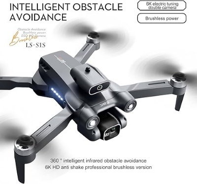 Picture of S1S Drone 2.4G WIFI FPV With 4k HD Camera 18mins Flight Time Brushless Foldable RC Drone Quadcopter RTF