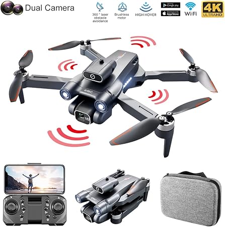 Picture of S1S Drone 2.4G WIFI FPV With 4k HD Camera 18mins Flight Time Brushless Foldable RC Drone Quadcopter RTF