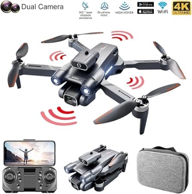 Picture of S1S Drone 2.4G WIFI FPV With 4k HD Camera 18mins Flight Time Brushless Foldable RC Drone Quadcopter RTF