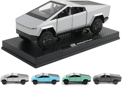 Picture of 1/32 Pickup Off-Road Vehicle Alloy Car Model Diecast Metal Toy Truck Model Simulation Sound Light Gifts for boy Girl.