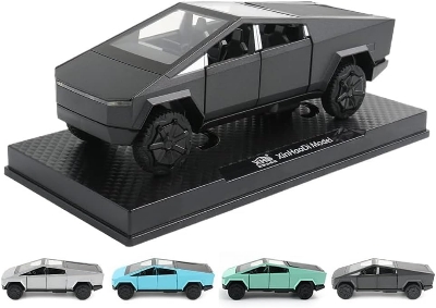 Picture of 1/32 Pickup Off-Road Vehicle Alloy Car Model Diecast Metal Toy Truck Model Simulation Sound Light Gifts for boy Girl.