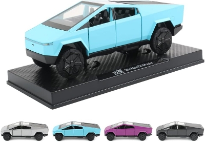 Picture of 1/32 Pickup Off-Road Vehicle Alloy Car Model Diecast Metal Toy Truck Model Simulation Sound Light Gifts for boy Girl.