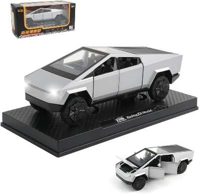 Picture of 1/32 Pickup Off-Road Vehicle Alloy Car Model Diecast Metal Toy Truck Model Simulation Sound Light Gifts for boy Girl.