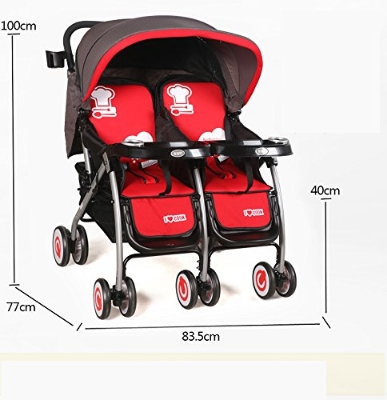Picture of BAOBAOHAO 703A Twins Baby Stroller