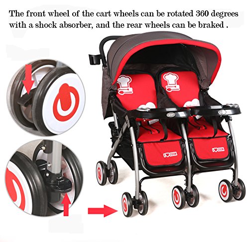 Picture of BAOBAOHAO 703A Twins Baby Stroller