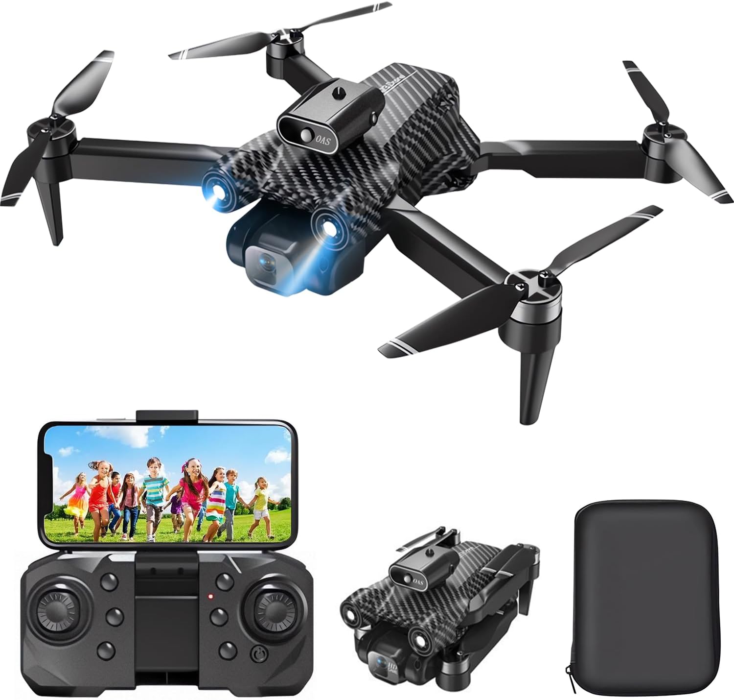 Picture of 4K Drone for Adults Ultra Portable Lightweight Foldable High-end HD Drone V2-A