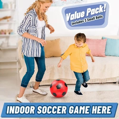 Picture of 6" Small Kids Soccer Rubber Balls Sports Toys, Indoor Mini PVC Soccer for Beach Pool, Beach Soccer Balls for Mini Soccer Goal, Toddlers Balls for Inflatables Pool Hoops, Soft Balls