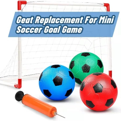 Picture of 6" Small Kids Soccer Rubber Balls Sports Toys, Indoor Mini PVC Soccer for Beach Pool, Beach Soccer Balls for Mini Soccer Goal, Toddlers Balls for Inflatables Pool Hoops, Soft Balls