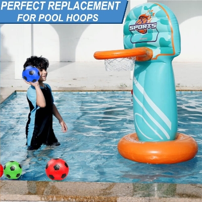 Picture of 6" Small Kids Soccer Rubber Balls Sports Toys, Indoor Mini PVC Soccer for Beach Pool, Beach Soccer Balls for Mini Soccer Goal, Toddlers Balls for Inflatables Pool Hoops, Soft Balls