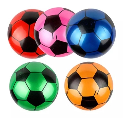 Picture of Rubber Football for Kids / Soft Toy Ball – Mini Inflatable Football Toy – Colorful Plastic Ball for Children's Outdoor Sports – 1 Piece