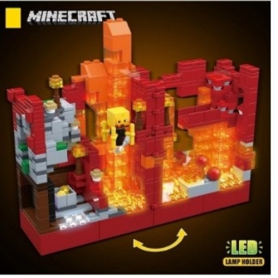 Picture of Big Minecraft for kids fun building toy joining the constrction with big minecraft city - Toys