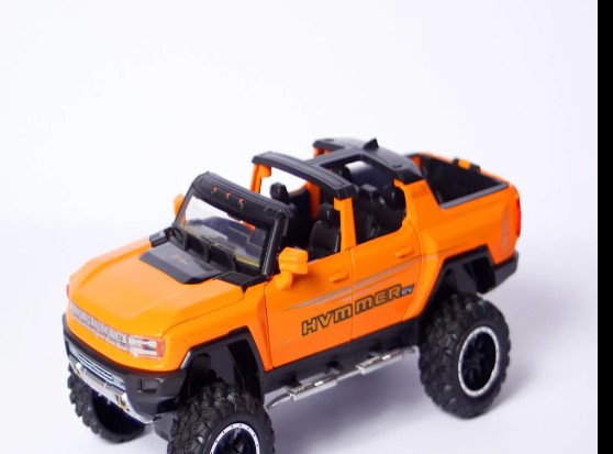 Picture of Highly Detailed Diecast Model Hvmmer Metal Car 1:24 Scale Orange (A2423)