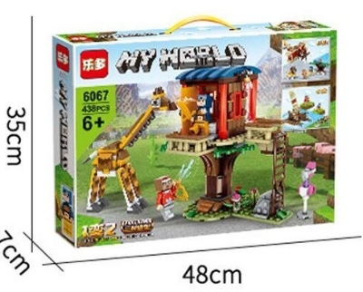 Picture of Constructor for children Leduo Minecraft Zoo MY WORLD 6067 438 parts