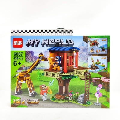 Picture of Constructor for children Leduo Minecraft Zoo MY WORLD 6067 438 parts