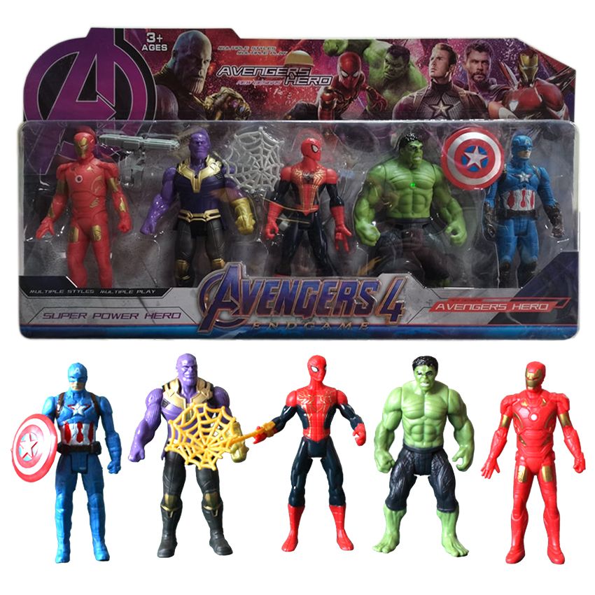 Picture of 5 Piece Super Power Hero Model Set – Avengers 4 Endgame Action Figures – Toys for Boys