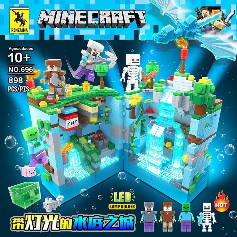 Picture of 898 Pcs Minecraft Designer Battle for Fortress  Toy for Kids (696)
