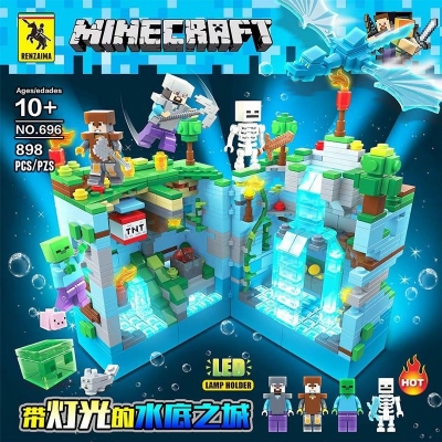 Picture of 898 Pcs Minecraft Designer Battle for Fortress  Toy for Kids (696)