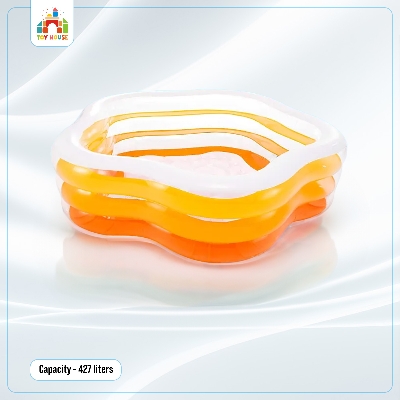 Picture of Intex Large Pentagonal Inflatable Family Pool 56495NP- 185x180x53 CM (427 Liters)