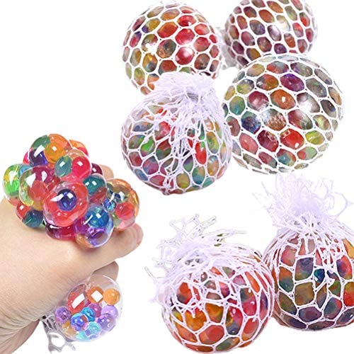 Picture of Hand Squishy Vent Ball-Magic Ball-Rainbow Grape Ball