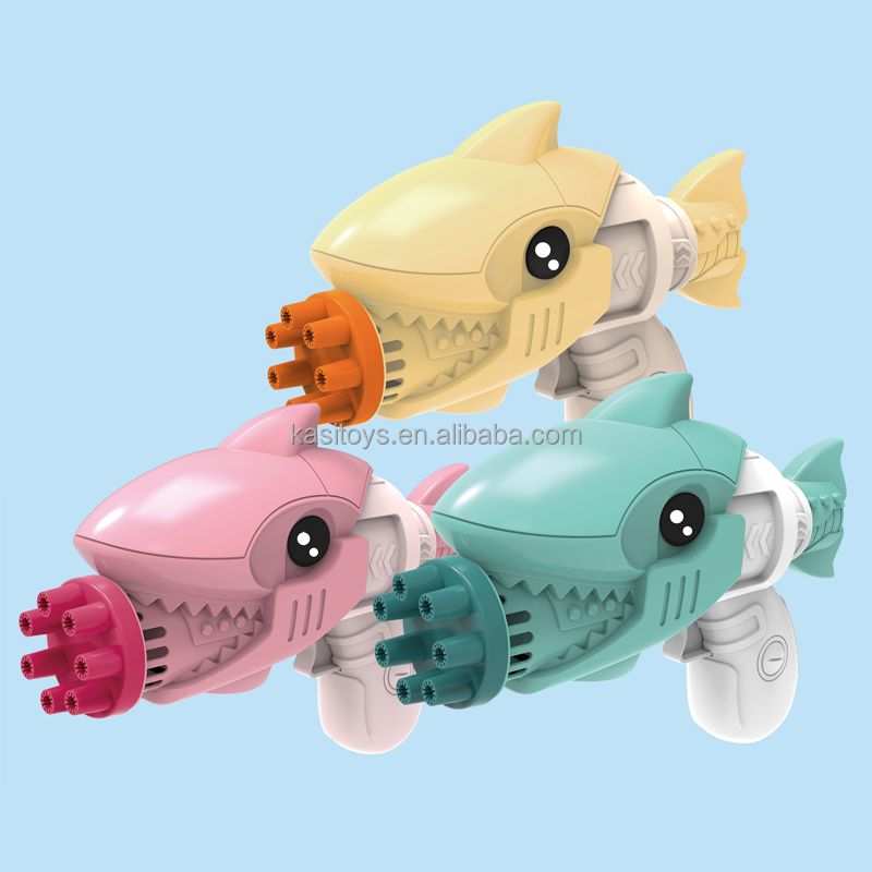 Picture of The Shark Multi Hole Bubble Gun Happy Bubble Fun Bubble Fun Play