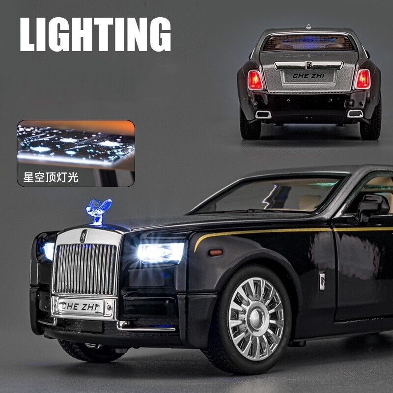 Picture of 1:24 Rolls Royce Phantom Mansory Family Alloy Car Toy Car Metal Collection Model Car Sound and light Toys For Children Gift