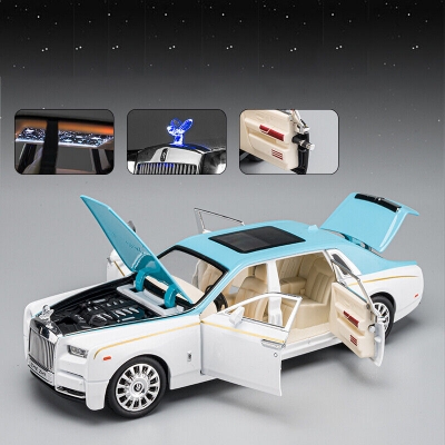 Picture of 1:24 Rolls Royce Phantom Mansory Family Alloy Car Toy Car Metal Collection Model Car Sound and light Toys For Children Gift