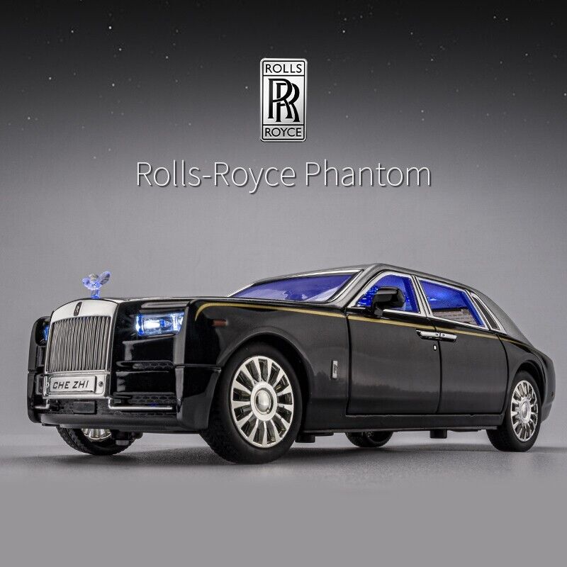 Picture of 1:24 Rolls Royce Phantom Mansory Family Alloy Car Toy Car Metal Collection Model Car Sound and light Toys For Children Gift