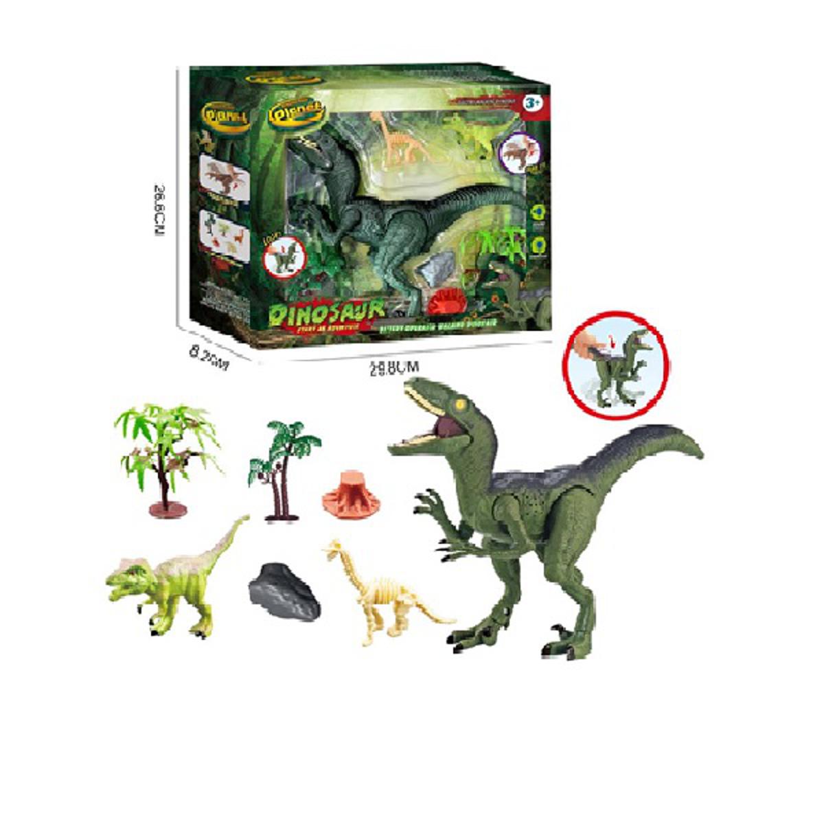 Picture of Acton figure Light IC Raptor with tree stump skeleton