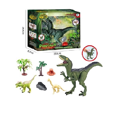 Picture of Acton figure Light IC Raptor with tree stump skeleton