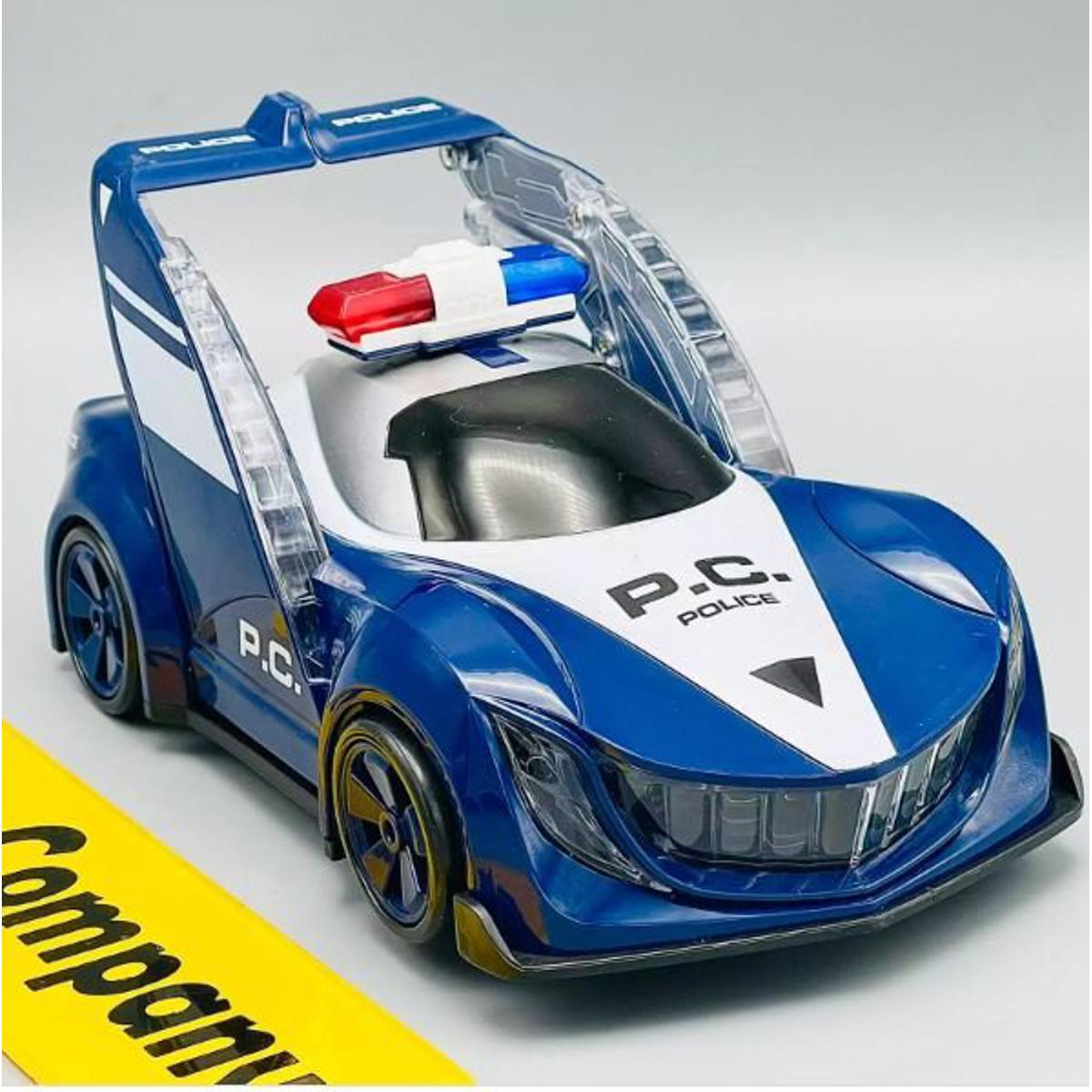 Picture of Electric Deformation Car Toy For Boys Push And Go Cars Super Cool Silhouettes With Flashing Lights For Kids Toddle