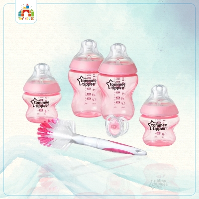 Picture of Tommee Tippee Closer to Nature Bottle Starter Kit Pink and Blue