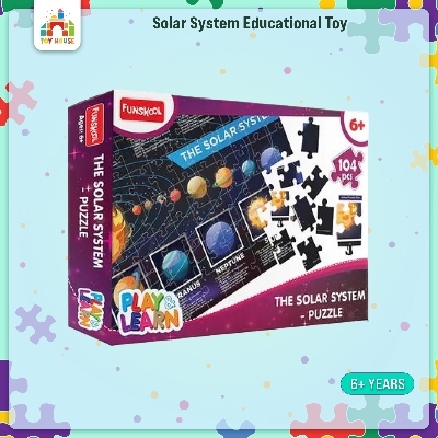 Picture of Funskool 104 Pieces Puzzle Play & Learn-Solar System Educational Toy for 6 Year Old Kids and Above