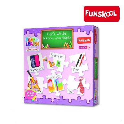 Picture of FUNSKOOL Puzzle Set Play & Learn mini school essentials Toy For Kids